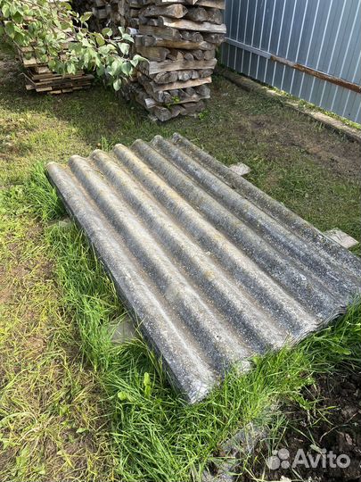 Шифер 7 волновой бу