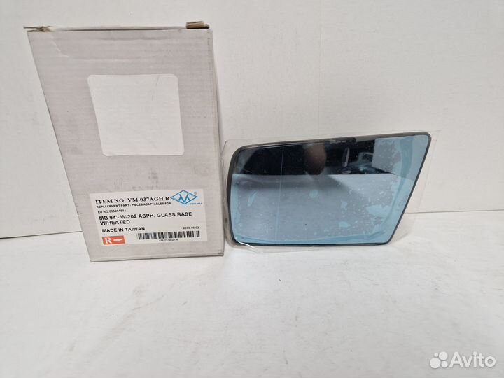 Стекло зеркала с подогревом левое mercedes W210 95