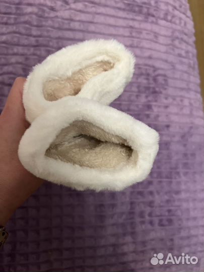 Варежки из искуственного меха