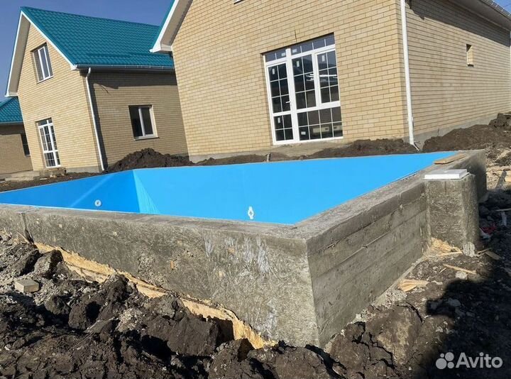 Бассейн из полипропилена 4м*3м*1,5м