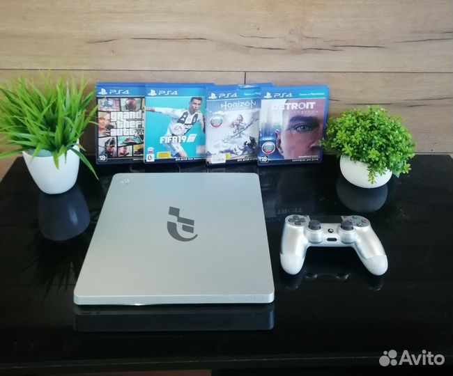 Sony playstation 4 slim с играми