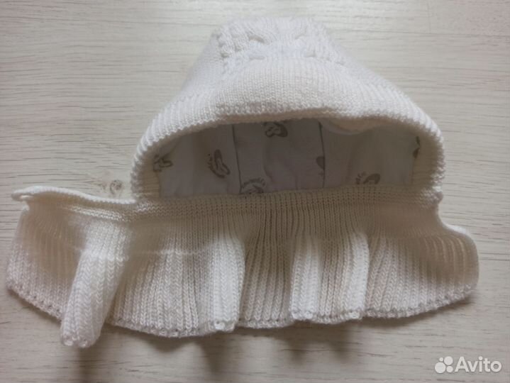 Шапка шлем для новорожденных Новая