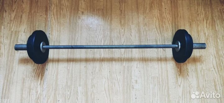 Штанга гриф блины (суммарно 22кг)