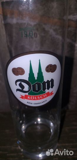 Пивной бокал Dom Kolsch, Германия