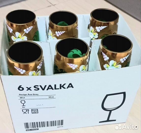 Бокалы богемское стекло