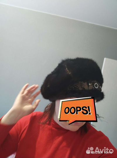 Берет норковый