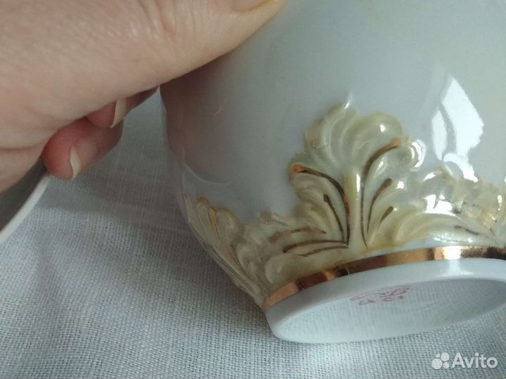 Чайная пара фарфор СССР