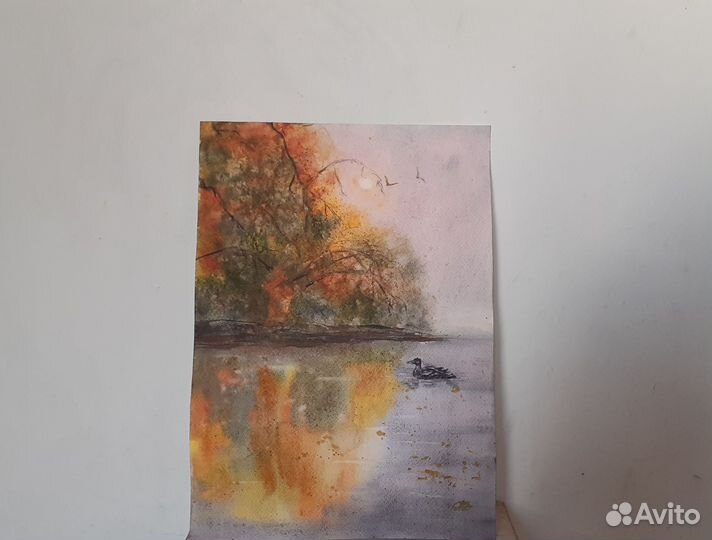 Картина акварелью: 