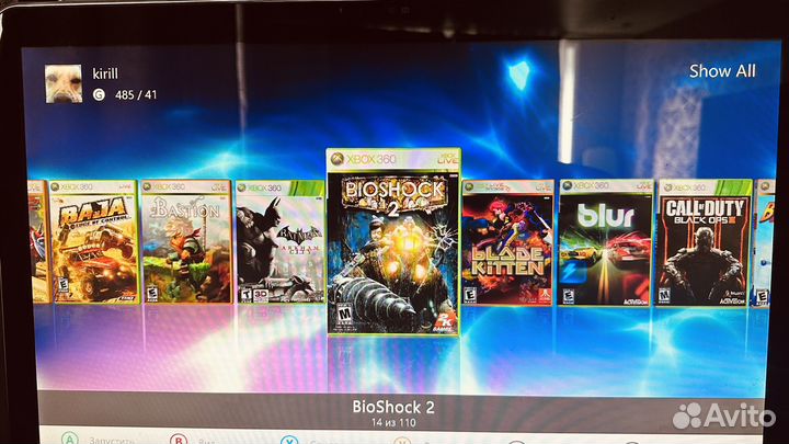 Xbox 360S прошитый 100игр freeboot