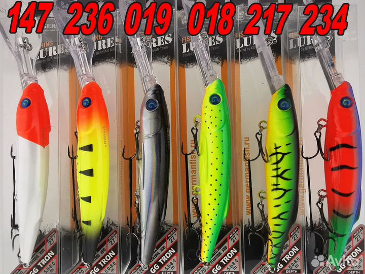 Воблер для троллинга Герман 