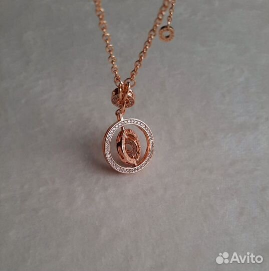 Подвеска цепь Bvlgari astrale золот