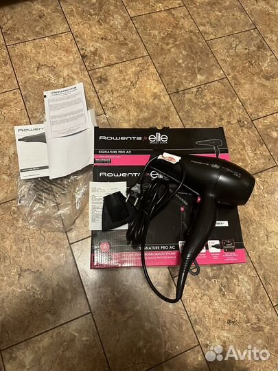 Фен Rowenta Signature Pro AC CV7812F0 новый