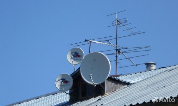 Установка тв антенн