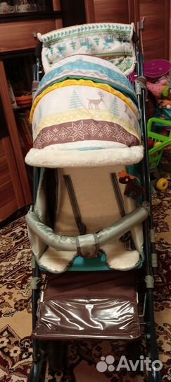 Санки коляска ника 7-3