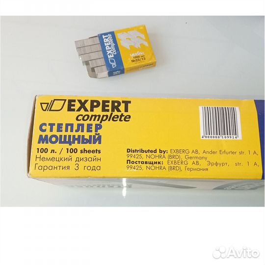 Настольный степлер Heavy Duty до 100 листов и скоб