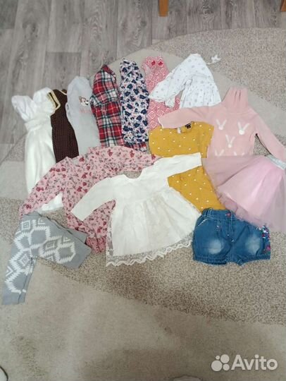 Вещи пакетом на девочку от 1 года до 2