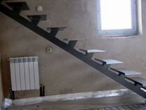 Лестница на монокосоуре открытого типа №12