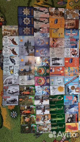 Коллекция телефонных карточек МГТС