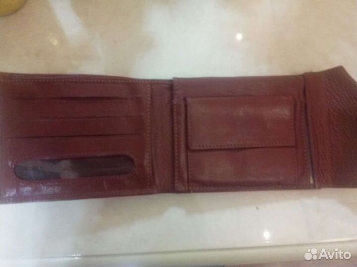 Кошелек из натуральной кожи мужской