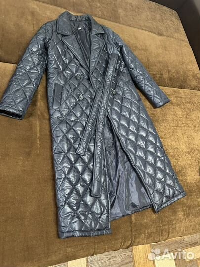 Пальто стеганое женское 42