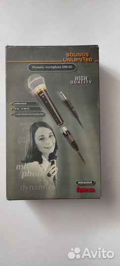 Микрофон hama DM 60 (00046060)