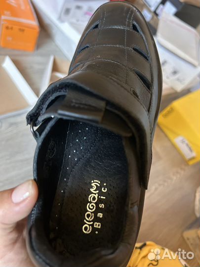 Кожанные туфли/полуботинки для мальчика.Р 36