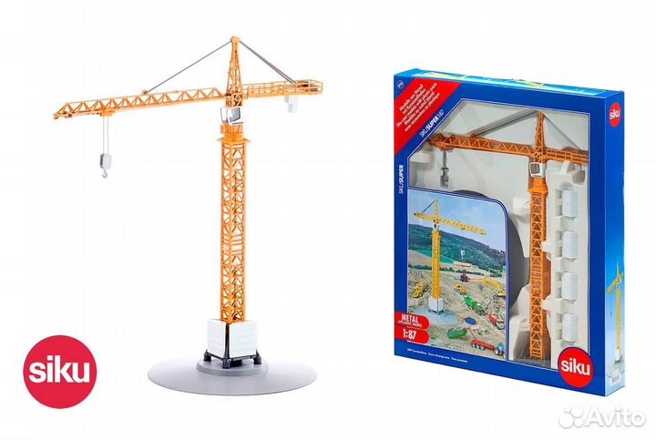 Модель Башенный кран 1 87 H0 Siku 1899