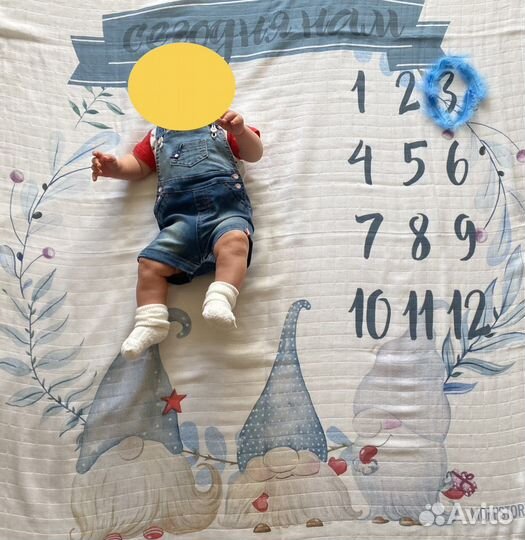 Муслиновая пеленка / фотофон / фотопеленка