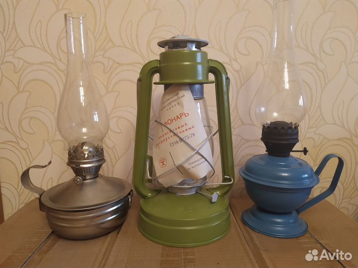 Лампы керосиновые и стекла