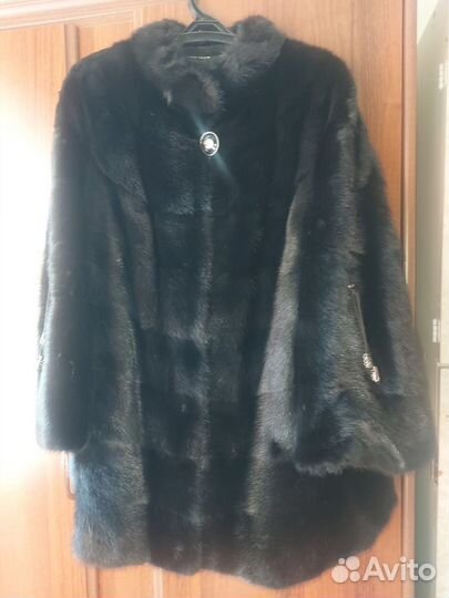 Шуба норковая 48 50 черная
