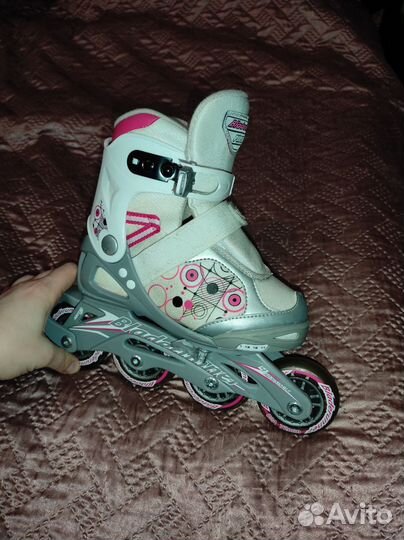 Ролики Bladerunner phoenix G, шлем, защита