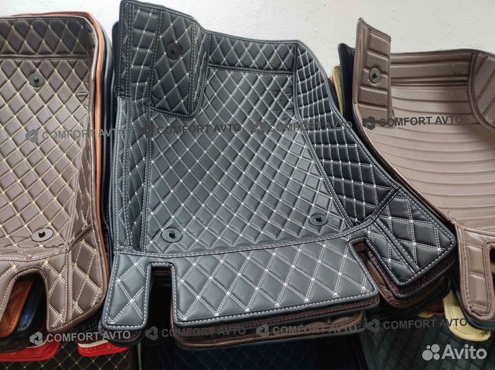 3Д 3D коврики из экокожи шьем сами