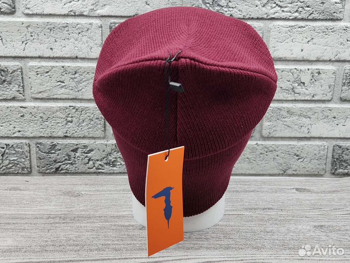 Шапка колпак Trussardi бордовая
