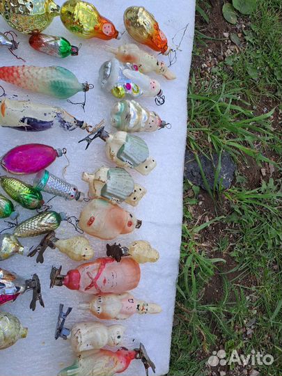 Ёлочные игрушки СССР 60 тх и 70 тх годов