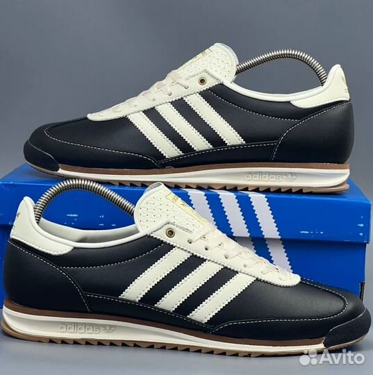 Adidas SL 72 Core Black Leather Черные