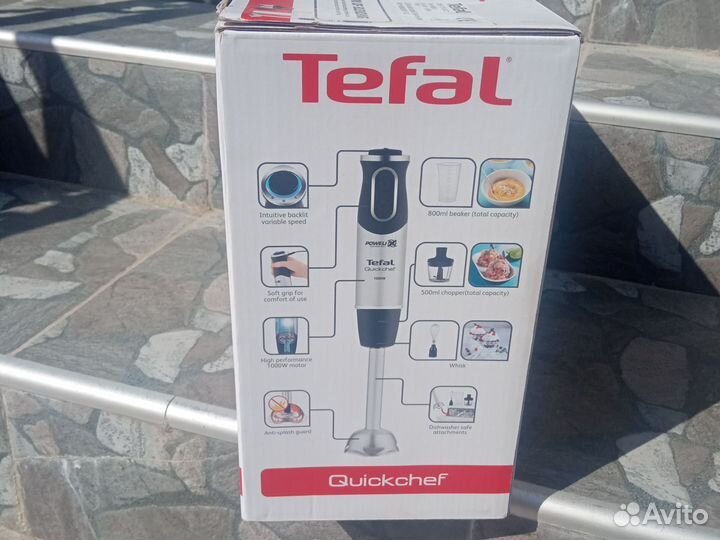 Блендер погружной новый, Tefal модель: HB655