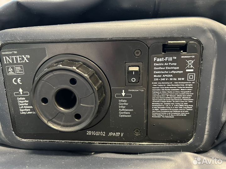 Надувной матрас двуспальный Intex