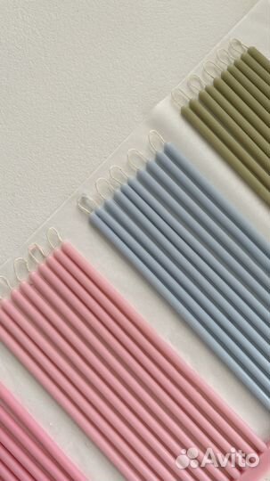 Форма алюминевая для тонких свечей