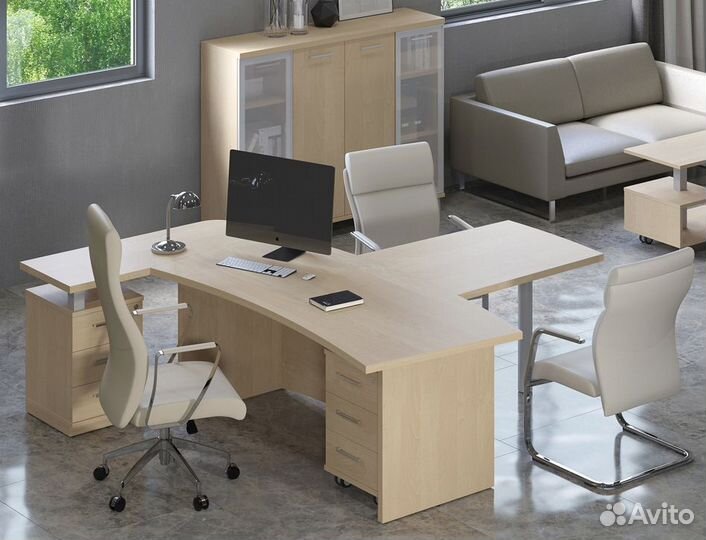 Офсиная мебель руководителя. Доставка бесплатно