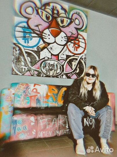 Роспись стен, роспись одежды, портрет, арт, эскиз