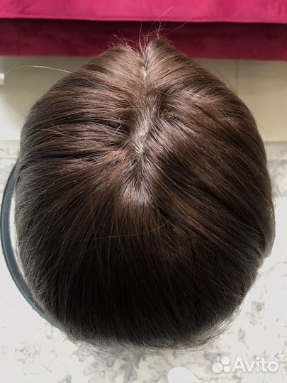 Парик на шёлке из натуральных волос