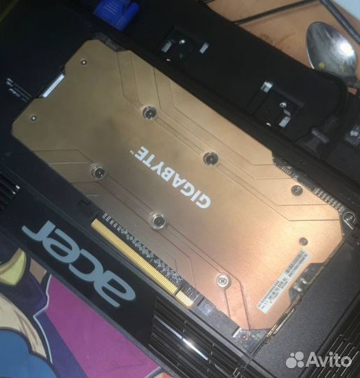 Видеокарта rx580 8gb gigabyte