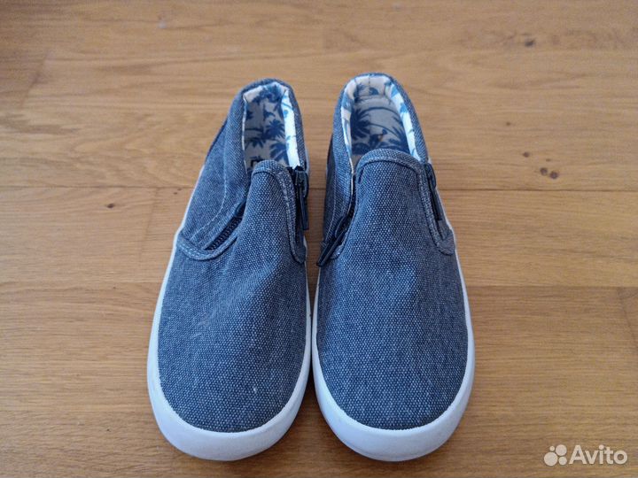 Слипоны кеды для мальчика 29 р. Mothercare