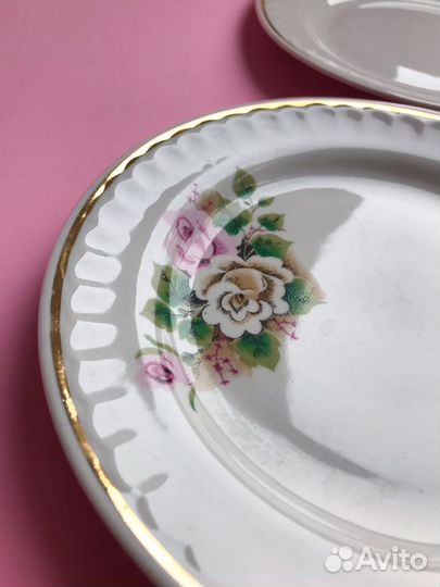 Тарелки Прокопьевский фарфоровый завод СССР