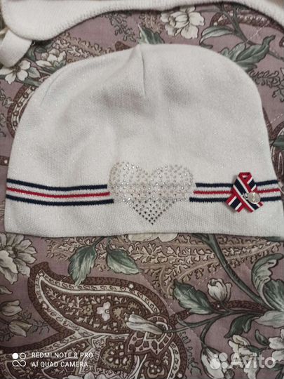 Шапка детская для девочки 4-5 лет