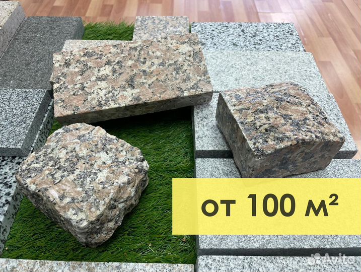 Брусчатка пилено-колотая (карандаш). От 100 м2