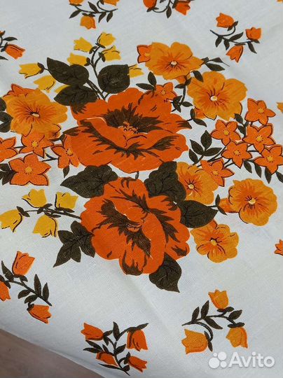 Скатерть льняная СССР новая