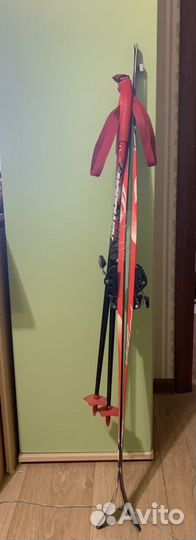 Беговые лыжи 120 см ботинки 32, 35 размеры