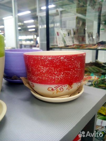 Горшки цветочные керамика