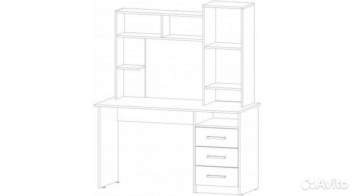 Стол компьютерный для учебы Favorite